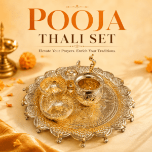 Brass Pooja Thali Set 5 Inch – Traditional Handcrafted Pooja Essentials