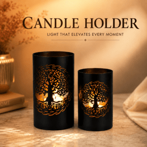 Metal Candle Stand 7.8 Inch BH10636