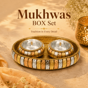 Metal mukhwas box 1.5 Inch BH10641