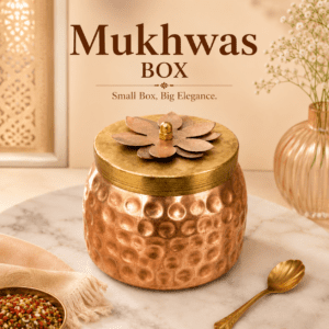 Metal mukhwas box 4.2 Inch BH10642