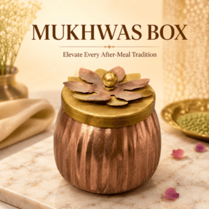 Metal mukhwas box 4 Inch BH10649