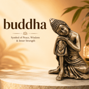 brass buddha 5.7 Inch KBH12682