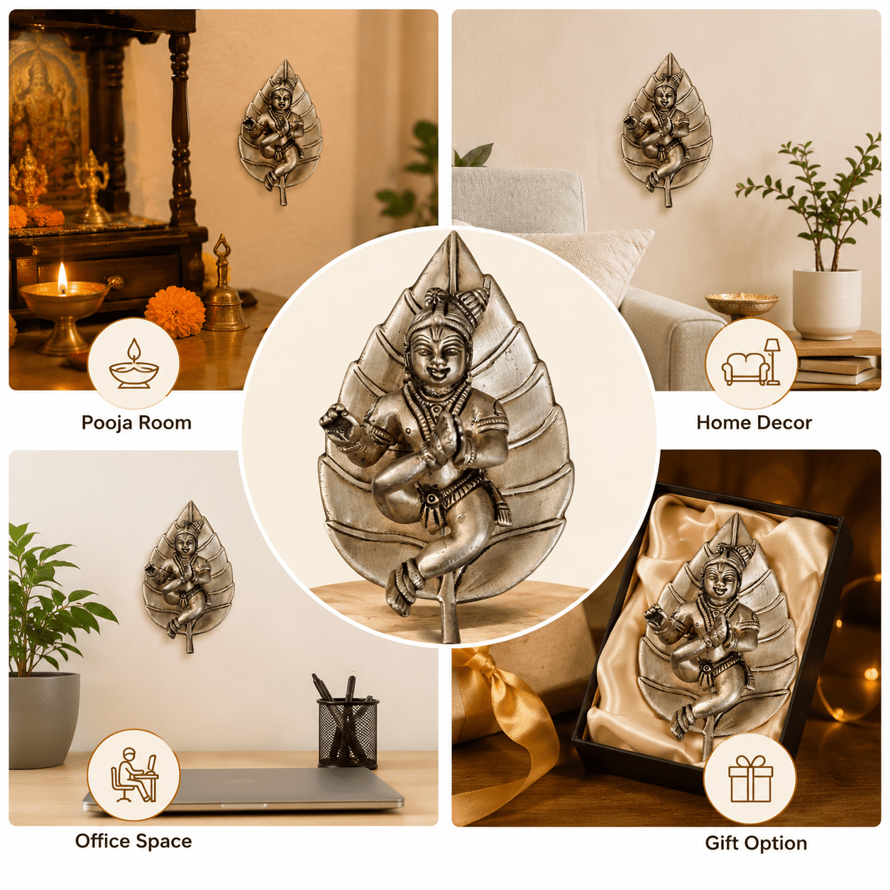 Brass Pan Gopal 6 Inch KBH12678 Brass Pan Gopal 6 Inch KBH12678