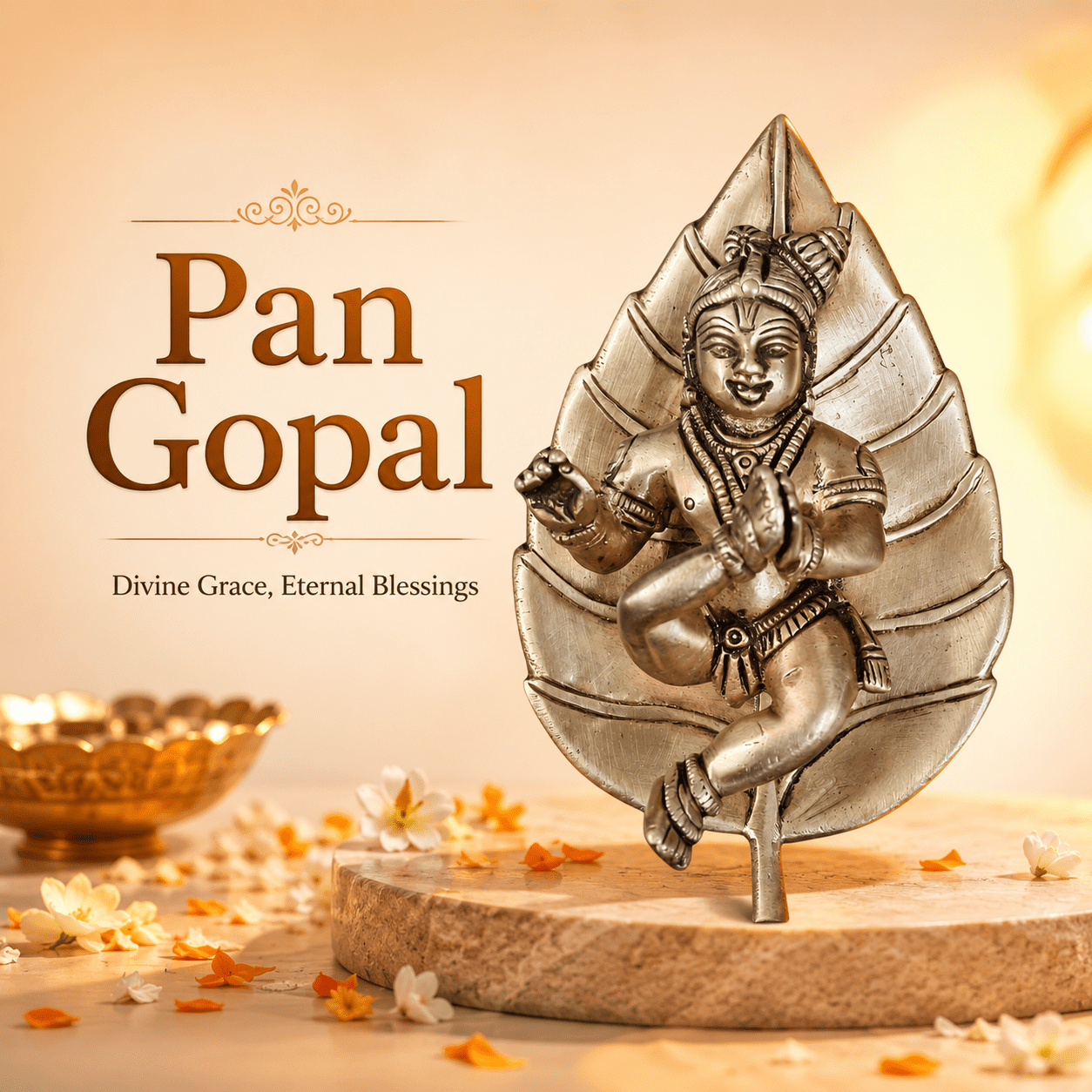 Brass Pan Gopal 6 Inch KBH12678 Brass Pan Gopal 6 Inch KBH12678