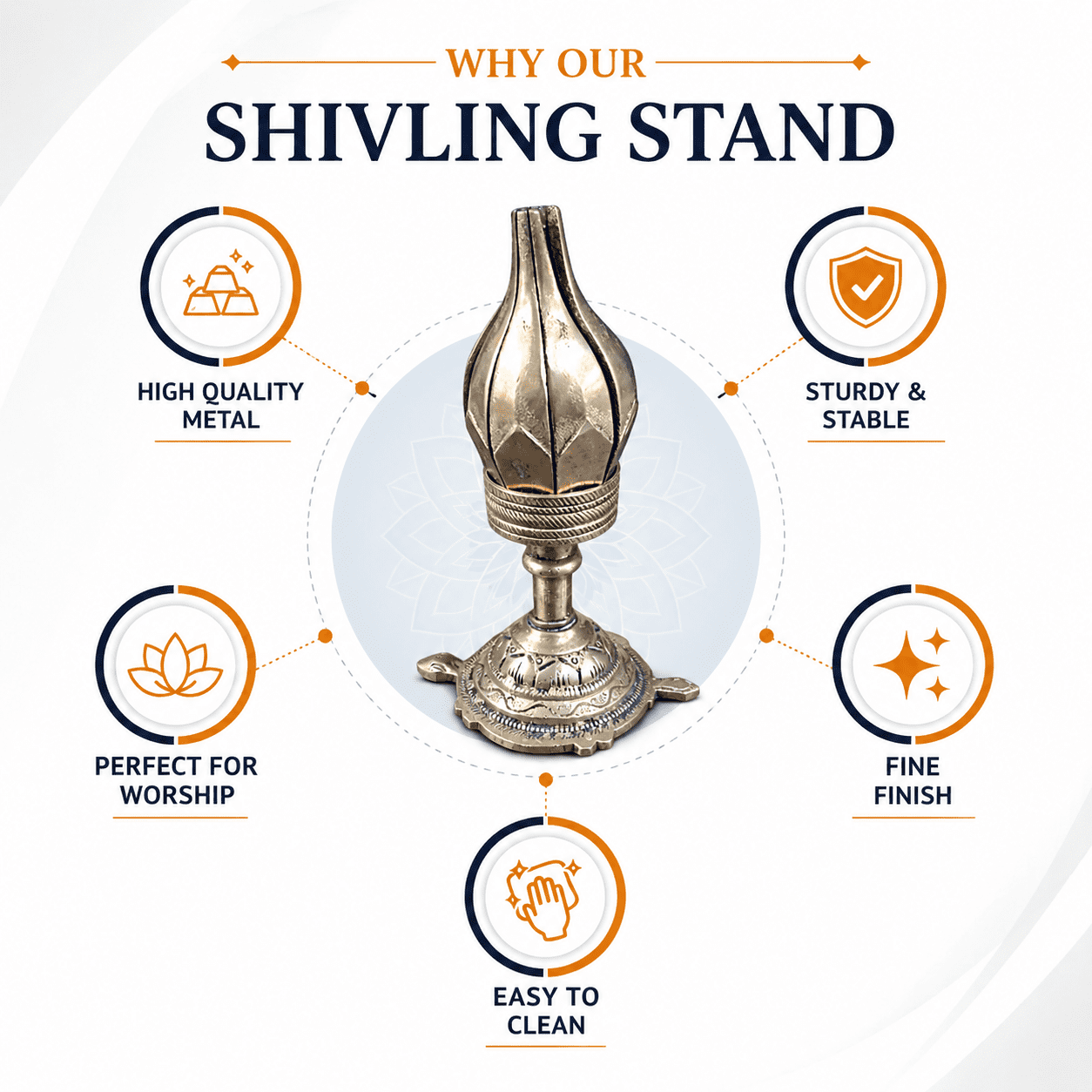 brass Tortoise Shivling Stand 6 Inch KBH12690 brass Tortoise Shivling Stand 6 Inch KBH12690