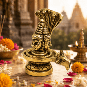 Brass Shivling 4.2 Inch KBH12629