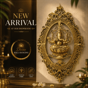 Brass Ganesh frame Big 29.5 Inch KBH12696