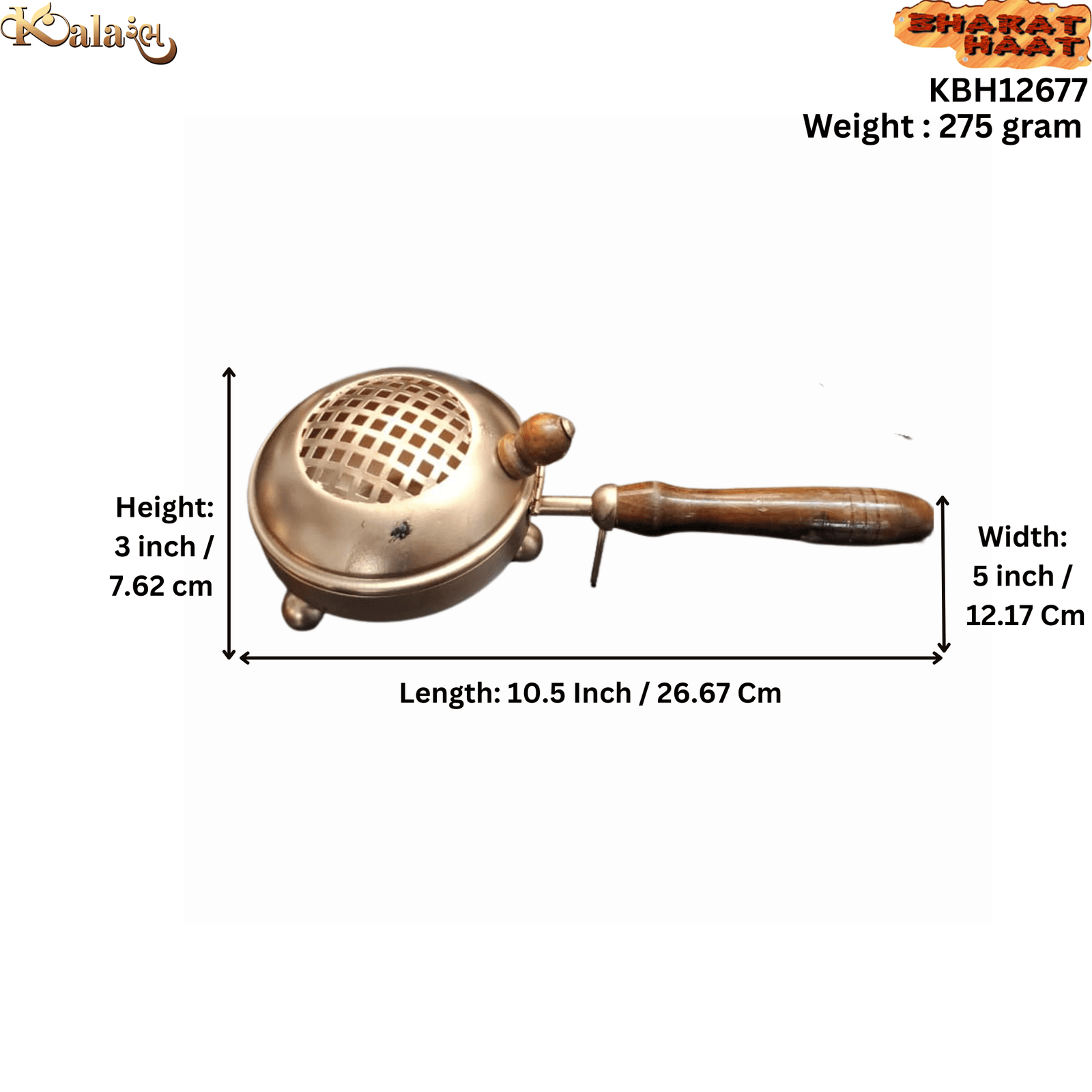 Metal Dhup daani 3 Inch KBH12677 Metal Dhup daani 3 Inch KBH12677
