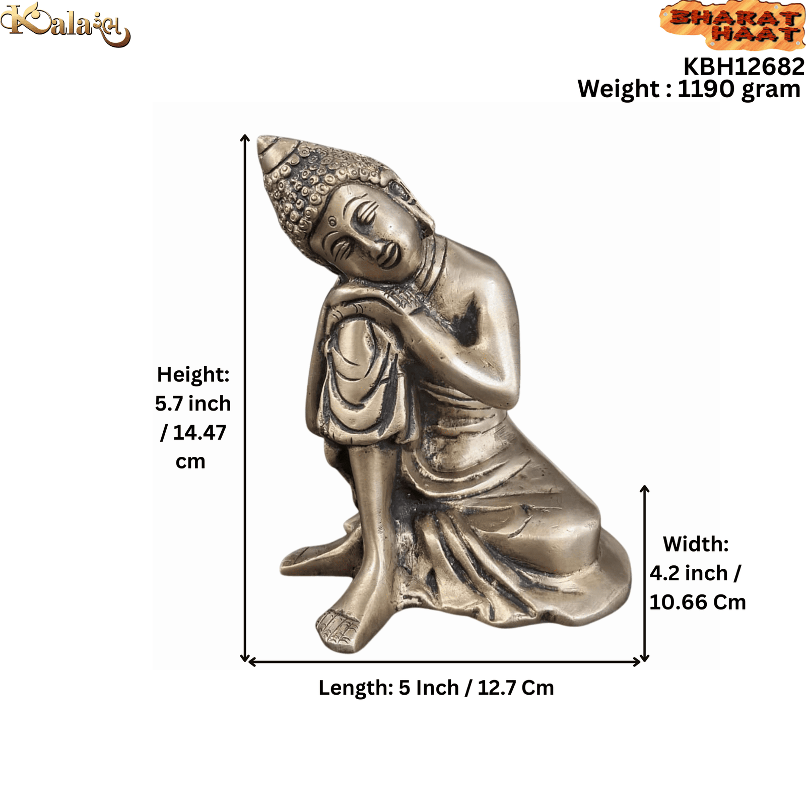 brass buddha 5.7 Inch KBH12682 brass buddha 5.7 Inch KBH12682