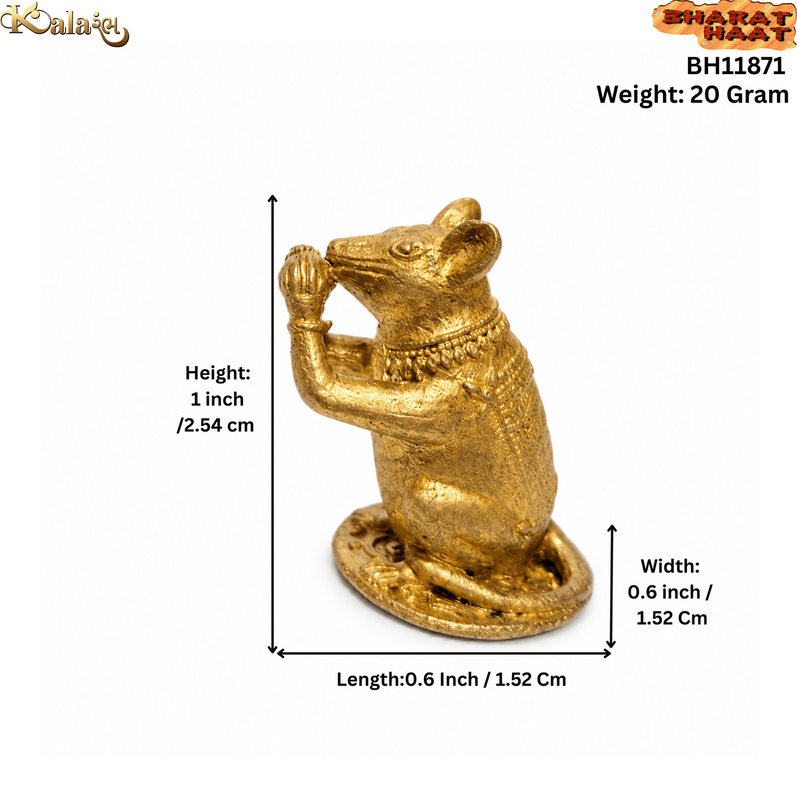 Brass Rat 1 Inch KBH11871 Brass Rat 1 Inch KBH11871