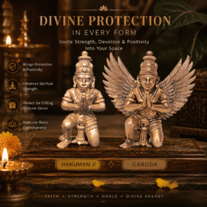 Brass Hanuman Garuda Idol