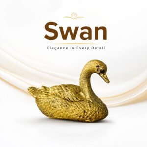 Brass Swan 0.7 Inch