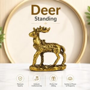 Brass Deer Standing 1 Inch KBH8562_8