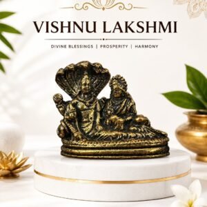 Brass Vishnu Lakshmi 1 Inch KBH8562_16