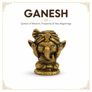Brass Ganesh 1 Inch KBH8562_23