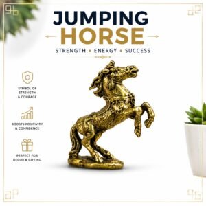 Brass Jumping Horse 1.3 Inch KBH8562_27