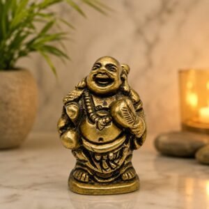 Brass Laughing buddha 1.8 Inch kBH09840