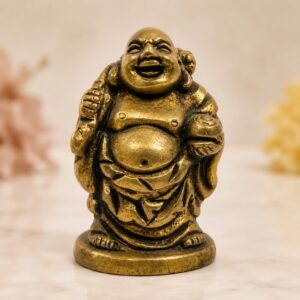 Brass Laughing buddha 1.8 Inch kBH09841
