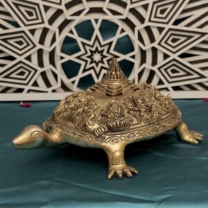 brass Asthalaxmi Tortoise 5.5 Inch KBH12555