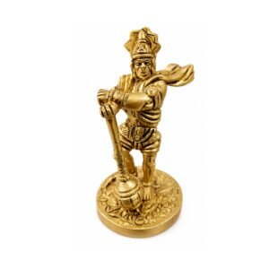 KALARAMBH Brass Hanuman 4 Inch, 1 Pcs