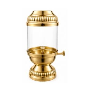 KALARAMBH Brass Akhand Diya 6.2 Inch, 2 Pcs