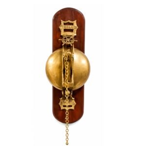BH11789 KALARAMBH Brass Door Bell 14 Inch, 1 Pcs
