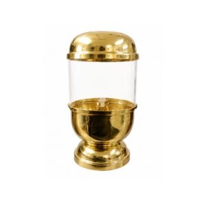 KALARAMBH Brass Akhand Diya 9 Inch, 4 Pcs