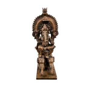 KALARAMBH Brass Ganesha 7.3 Inch, 1 Pcs