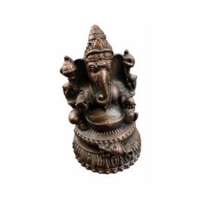 KALARAMBH Brass Ganesha 3.2 Inch, 1 Pcs