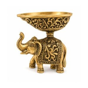 KALARAMBH Brass Elephant Diay 2 Inch, 1 Pcs