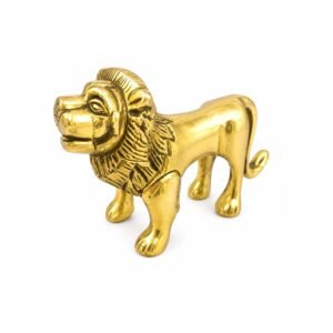 KALARAMBH Brass Lion 2.5 Inch, 1 Pcs
