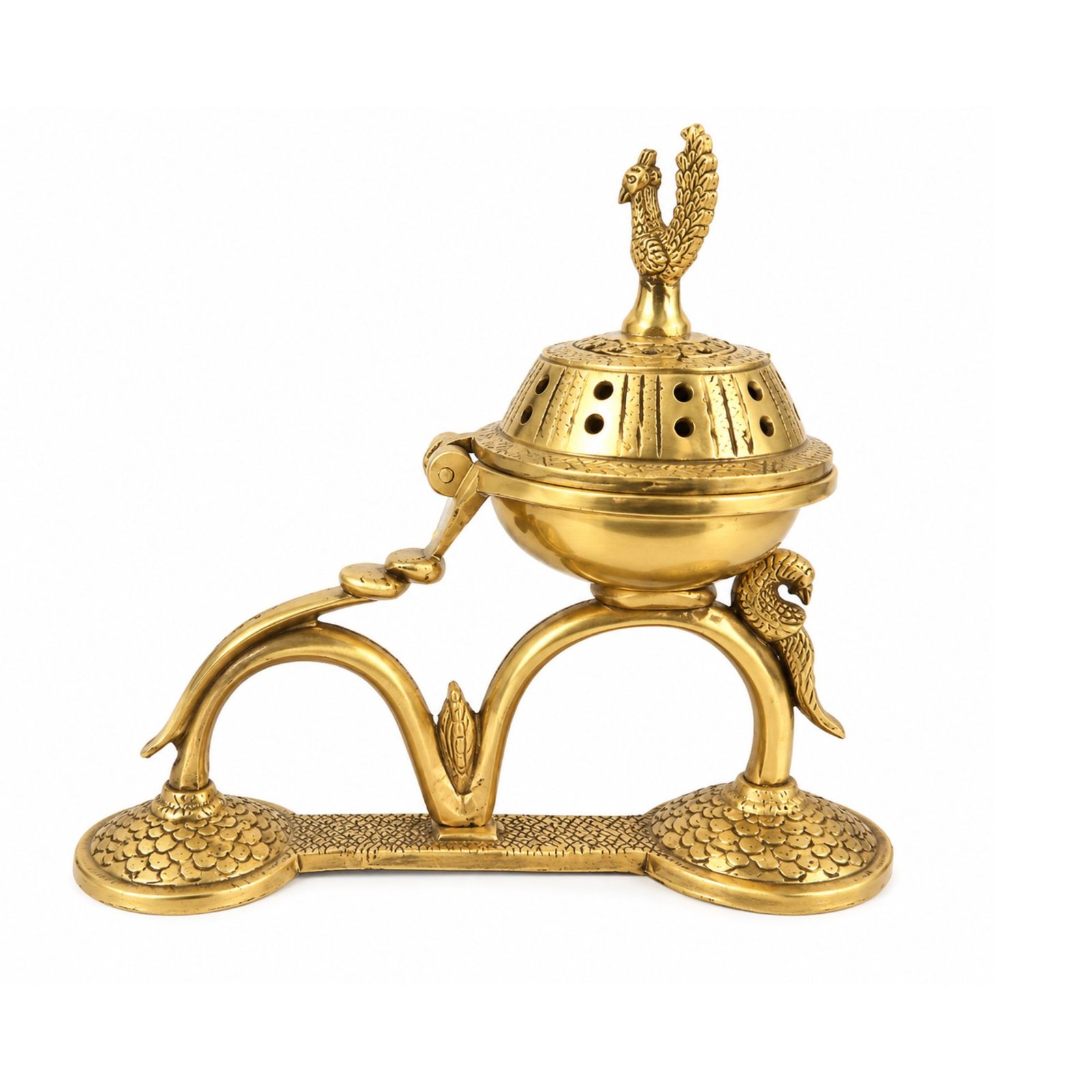 KALARAMBH Brass Dhoop Dani 7 Inch, 1 Pcs KALARAMBH Brass Dhoop Dani 7 Inch, 1 Pcs