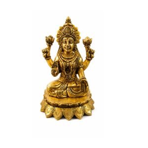 KALARAMBH Brass Lakshmi 6.1 Inch, 1 Pcs