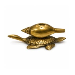 KALARAMBH Brass Agarbatti Stand Tortoise 2 Inch, 1 Pcs