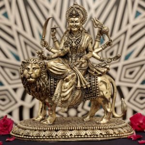 Brass Ambe maa/Durga ma 8 Inch KBH12470