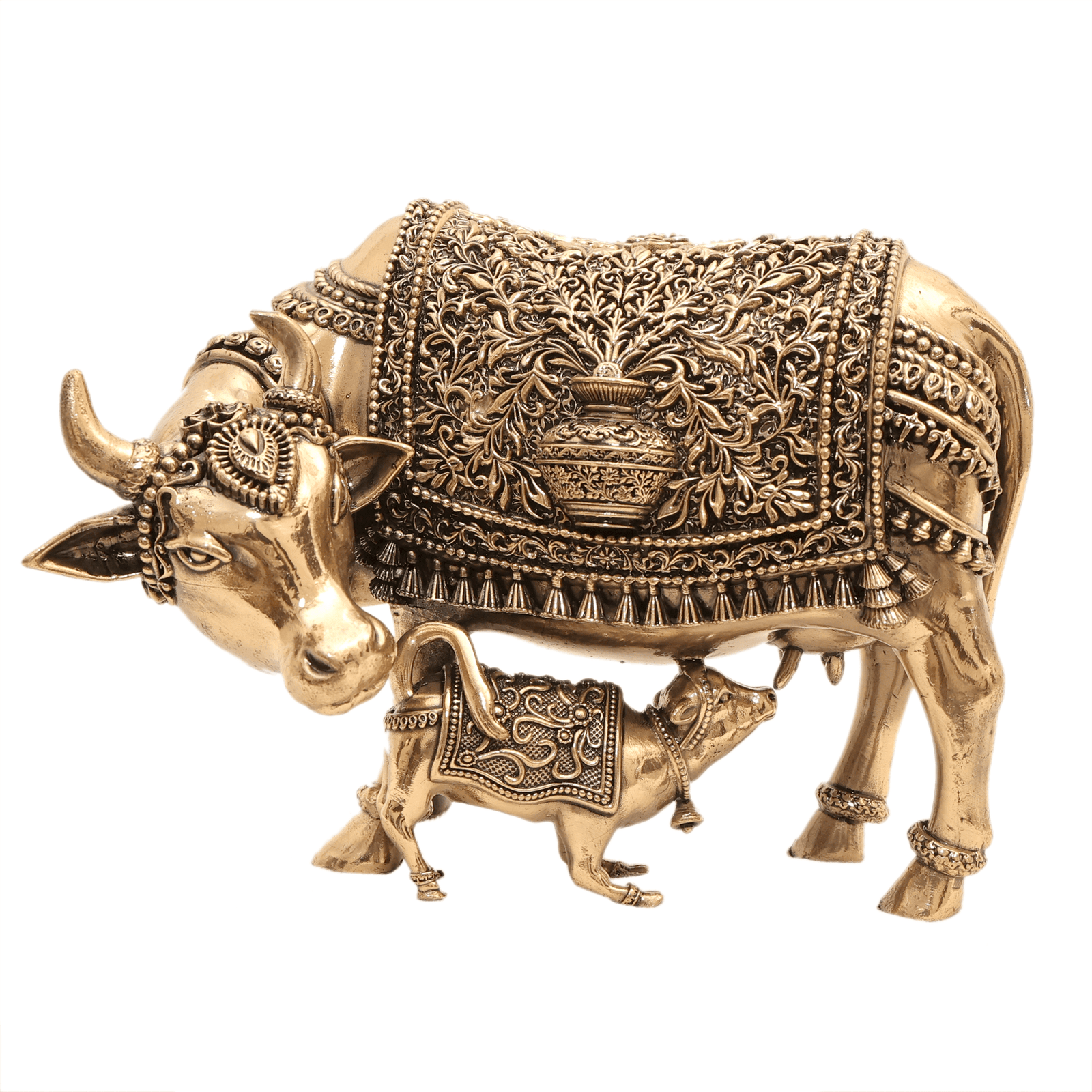 Brass Cow and Calf 5 Inch KBH12471 Brass Cow and Calf 5 Inch KBH12471