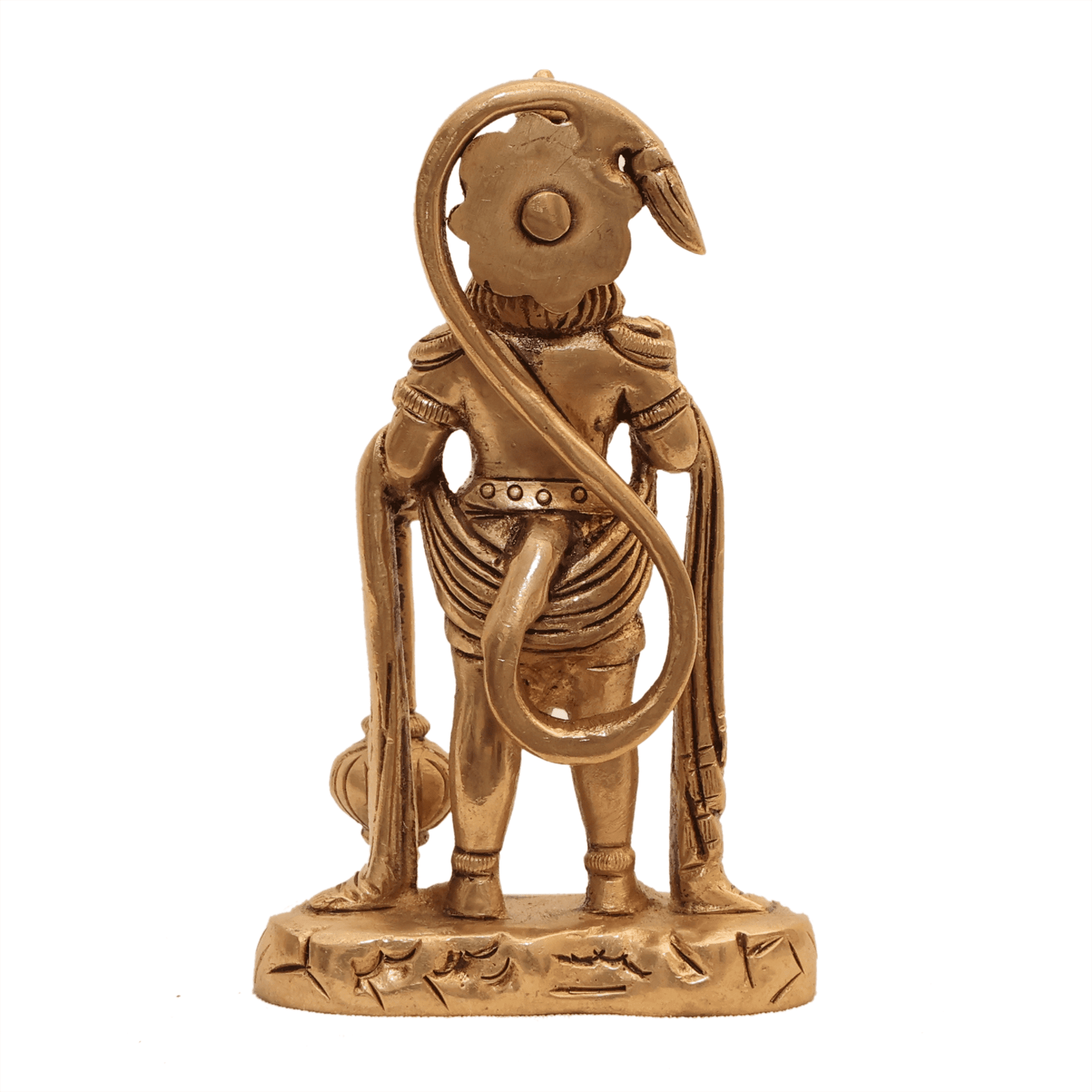 Brass Hanuman 4.1 Inch KBH12475 Brass Hanuman 4.1 Inch KBH12475