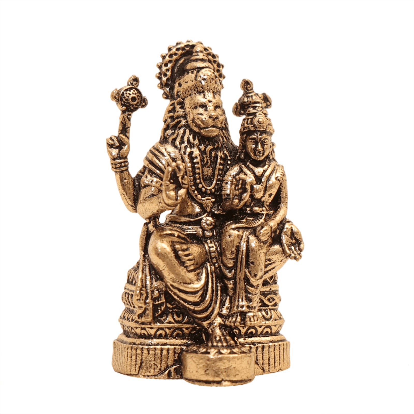 brass Narshimha standing 5 Inch KBH12482 brass Narshimha standing 5 Inch KBH12482