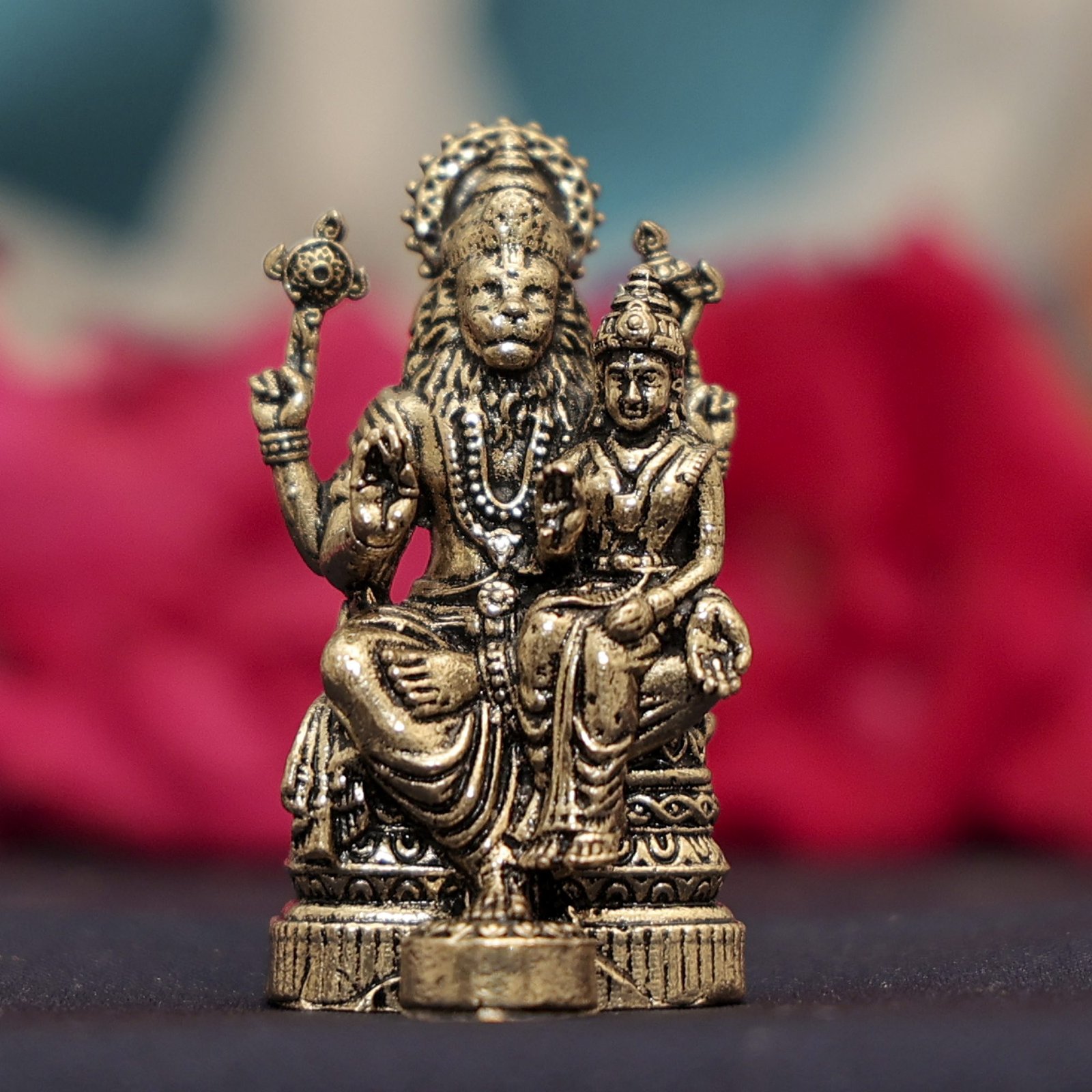 brass Narshimha standing 5 Inch KBH12482 brass Narshimha standing 5 Inch KBH12482