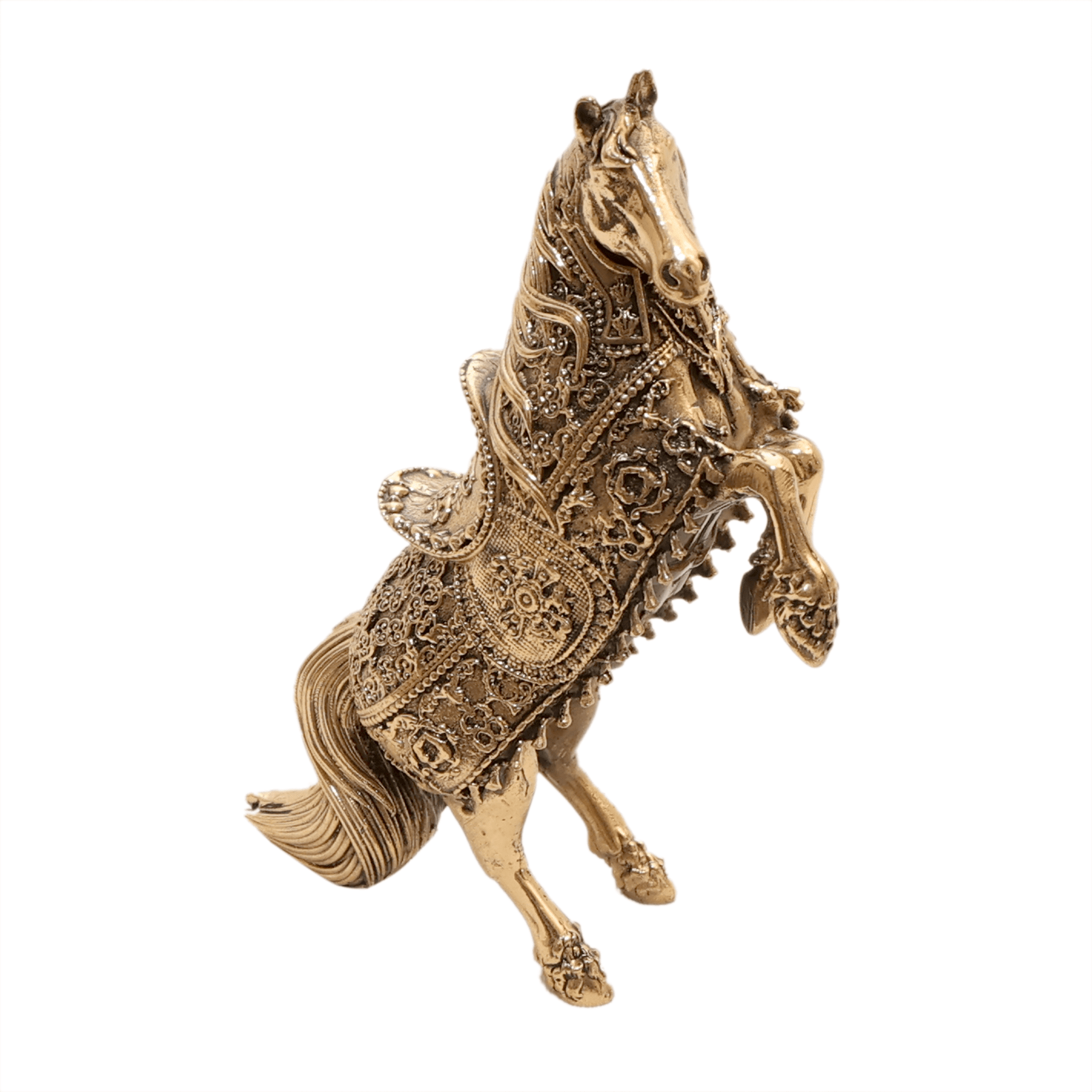Brass Jumping Horse 4.5 Inch KBH12504 Brass Jumping Horse 4.5 Inch KBH12504