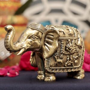 Brass Elephant 2.9 Inch KBH12505