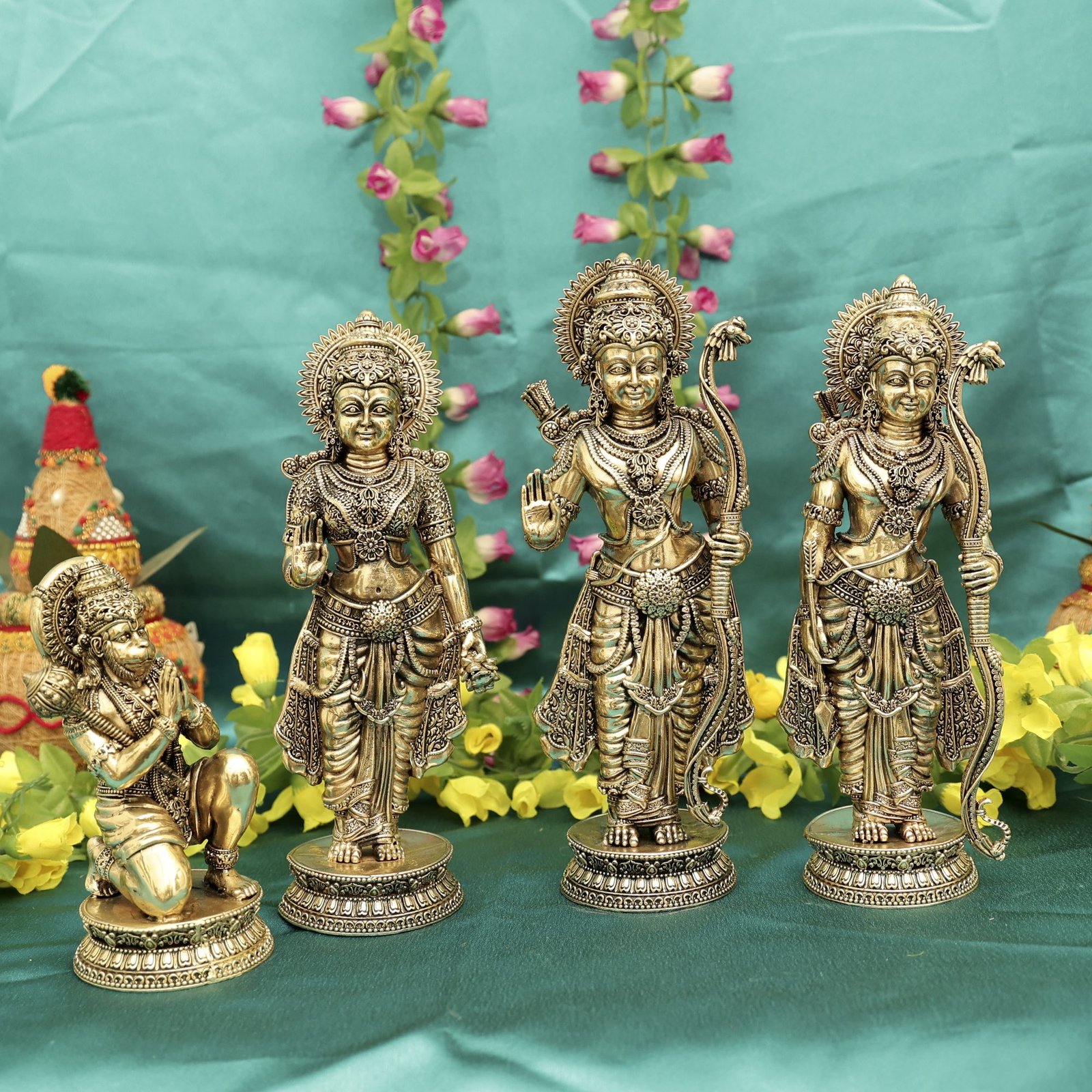 brass Ram darbar 9.8 Inch KBH12515 brass Ram darbar 9.8 Inch KBH12515