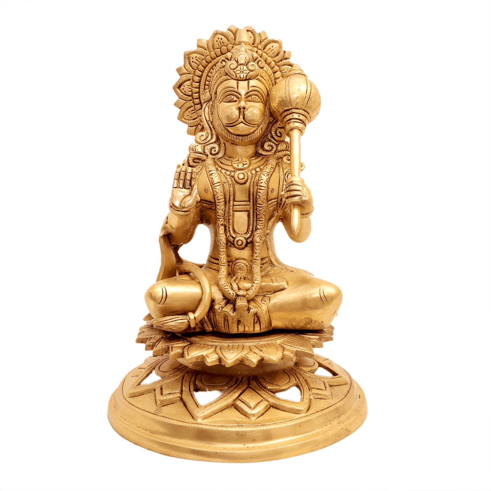 brass Hanuman 11.5 Inch KBH12520 brass Hanuman 11.5 Inch KBH12520