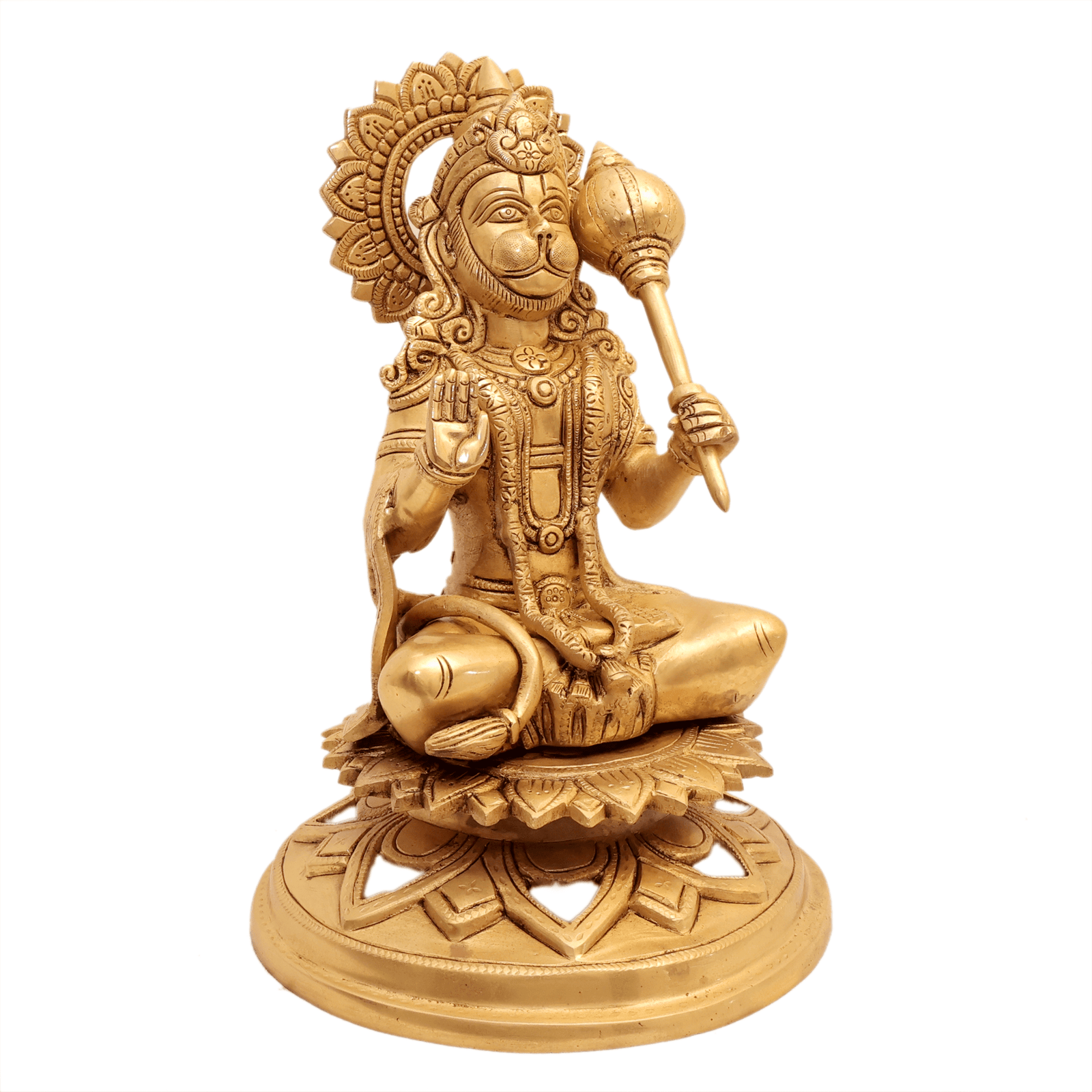 brass Hanuman 11.5 Inch KBH12520 brass Hanuman 11.5 Inch KBH12520