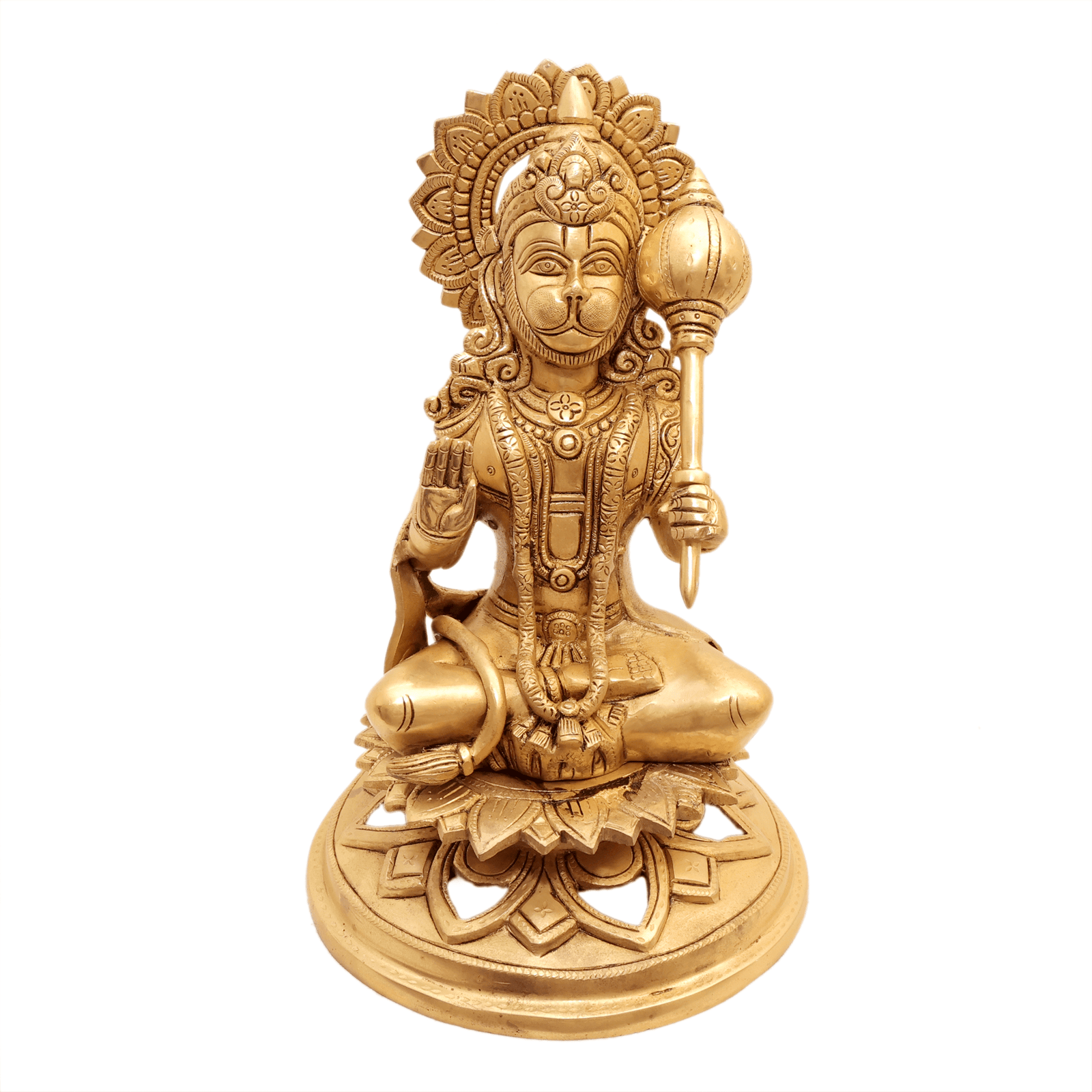 brass Hanuman 11.5 Inch KBH12520 brass Hanuman 11.5 Inch KBH12520