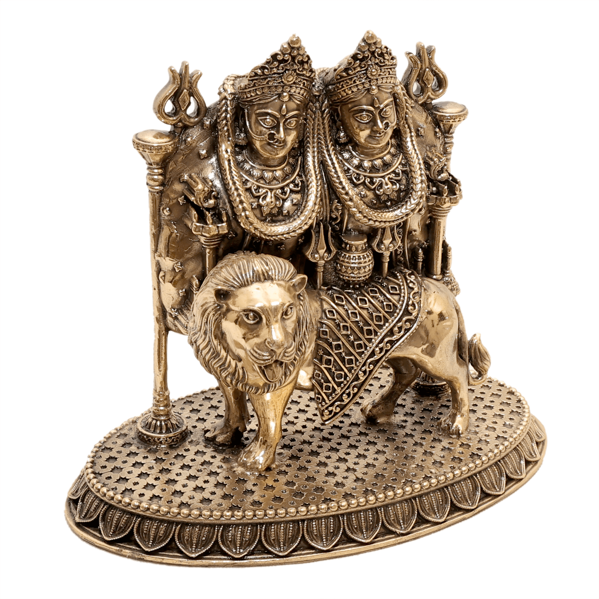 brass Chamunda Maa 6 Inch KBH12521 brass Chamunda Maa 6 Inch KBH12521