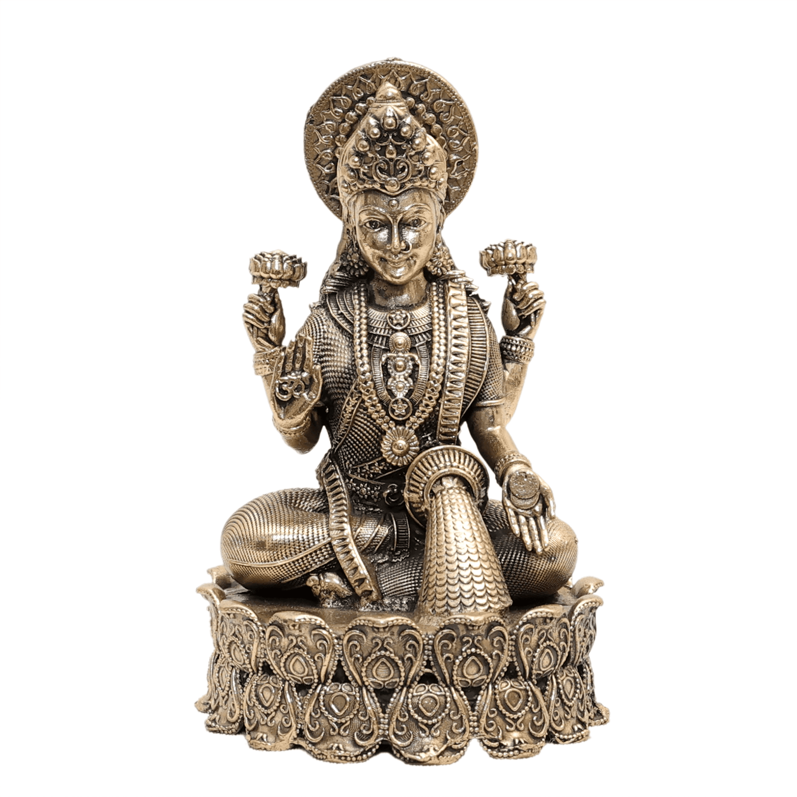 brass lakshmi 4.1 Inch KBH12511 brass lakshmi 4.1 Inch KBH12511