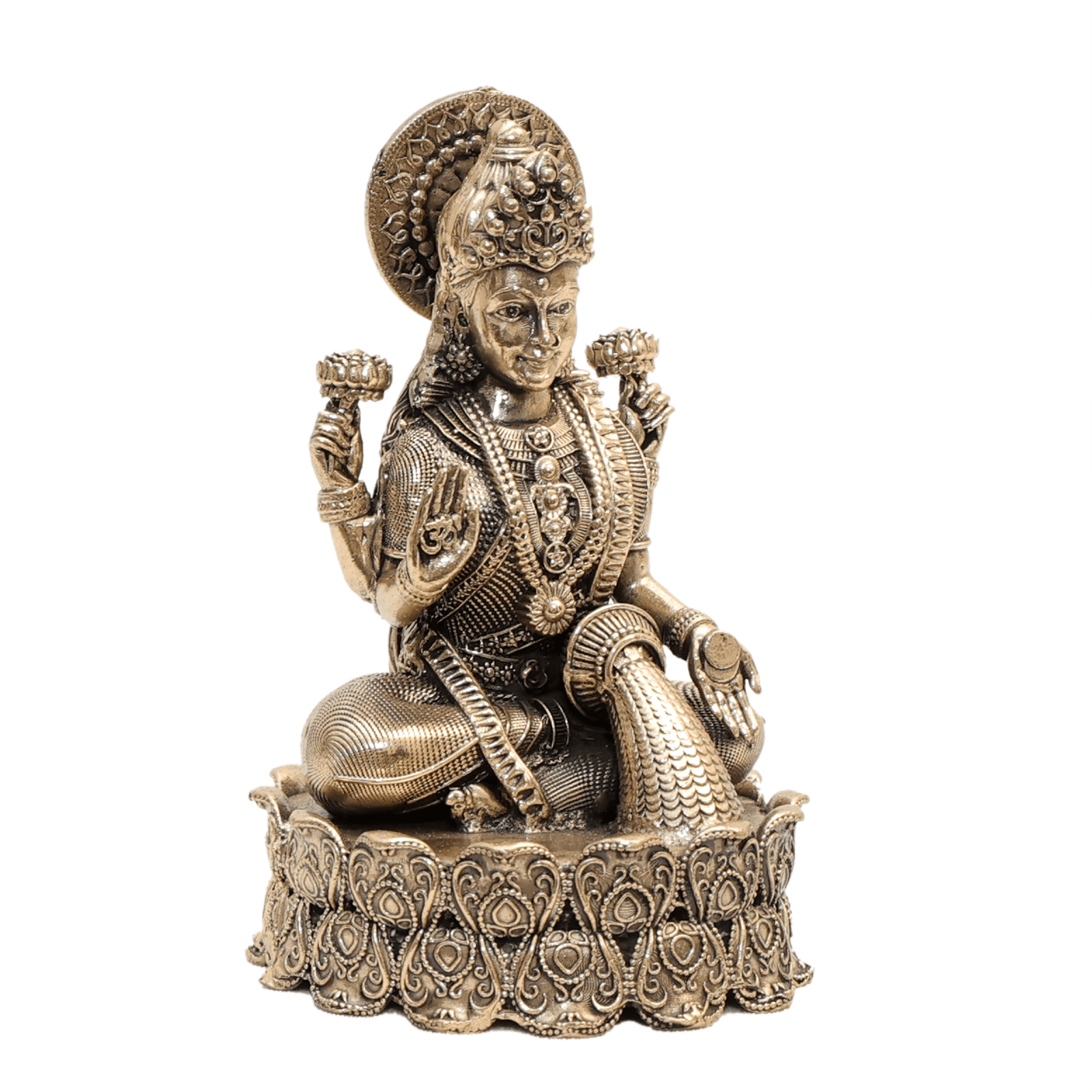 brass lakshmi 4.1 Inch KBH12511 brass lakshmi 4.1 Inch KBH12511