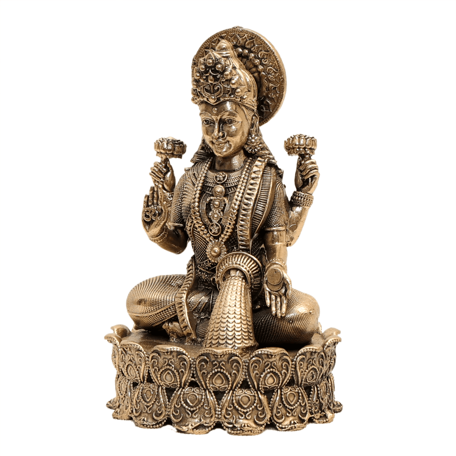 brass lakshmi 4.1 Inch KBH12511 brass lakshmi 4.1 Inch KBH12511