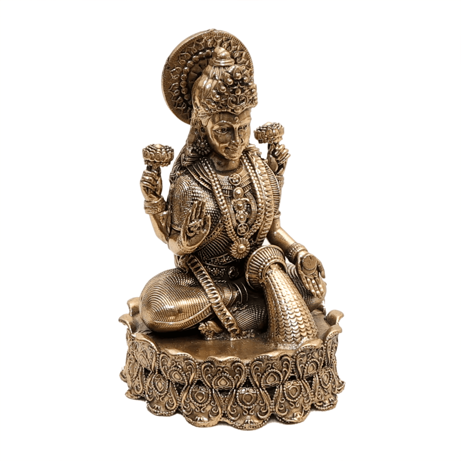 brass lakshmi 4.1 Inch KBH12511 brass lakshmi 4.1 Inch KBH12511
